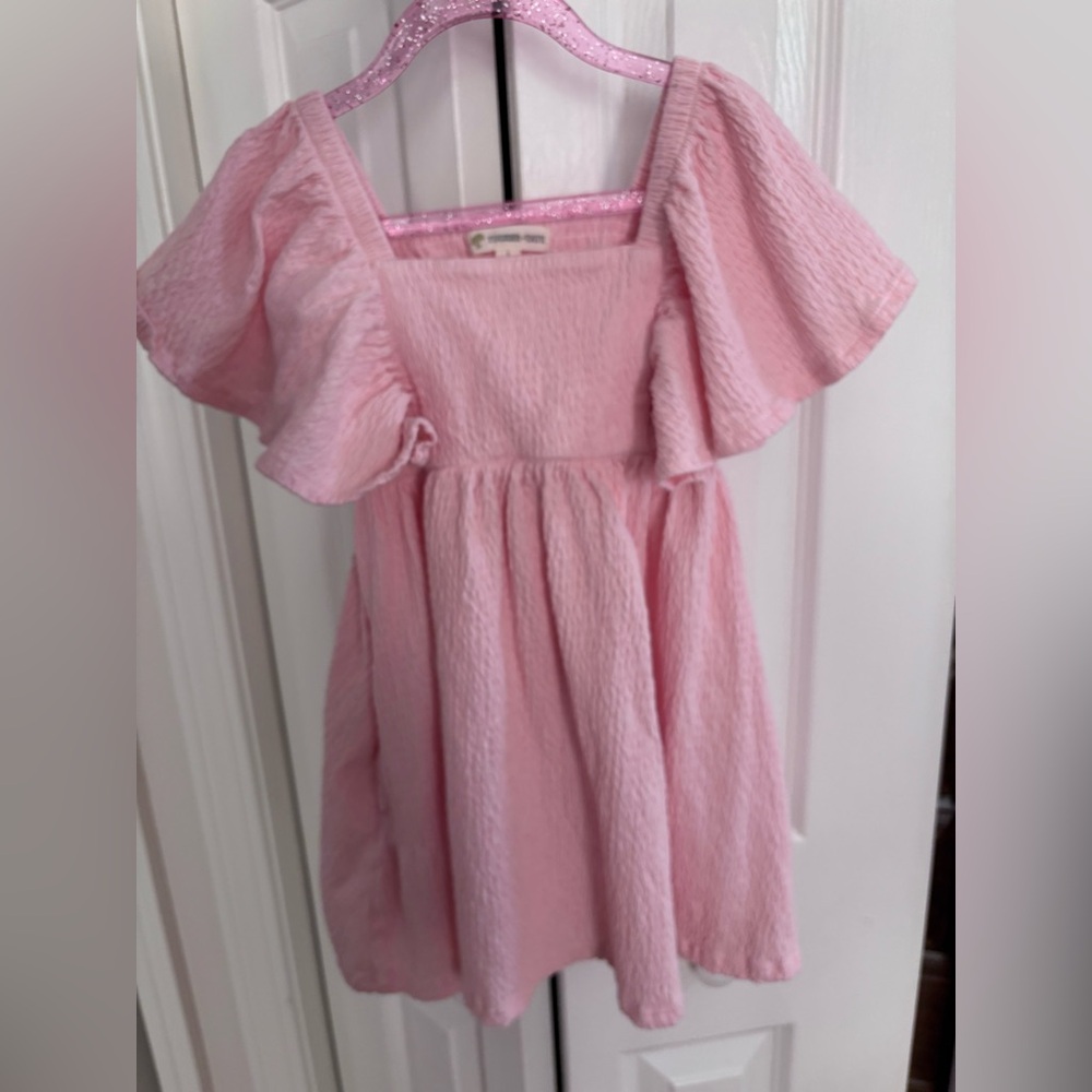 Tucker + Tate Light Pink Flutter Sleeve Dress